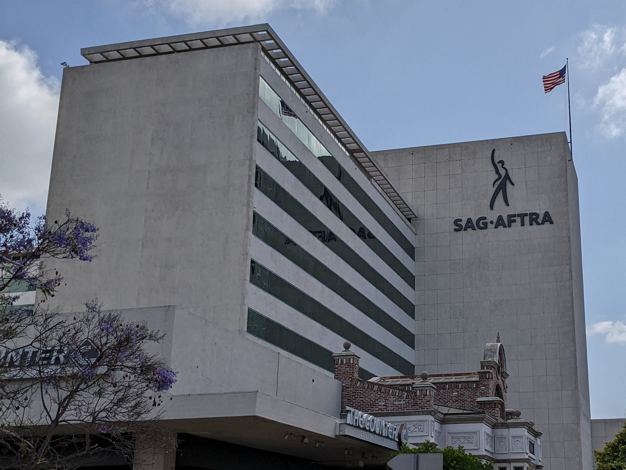 SAG-AFTRA headquarters building exterior in Los Angeles, California