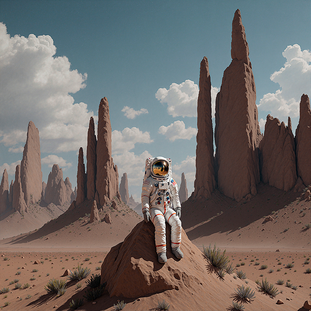 Generated using DyPE showing fine detail preservation at 4K