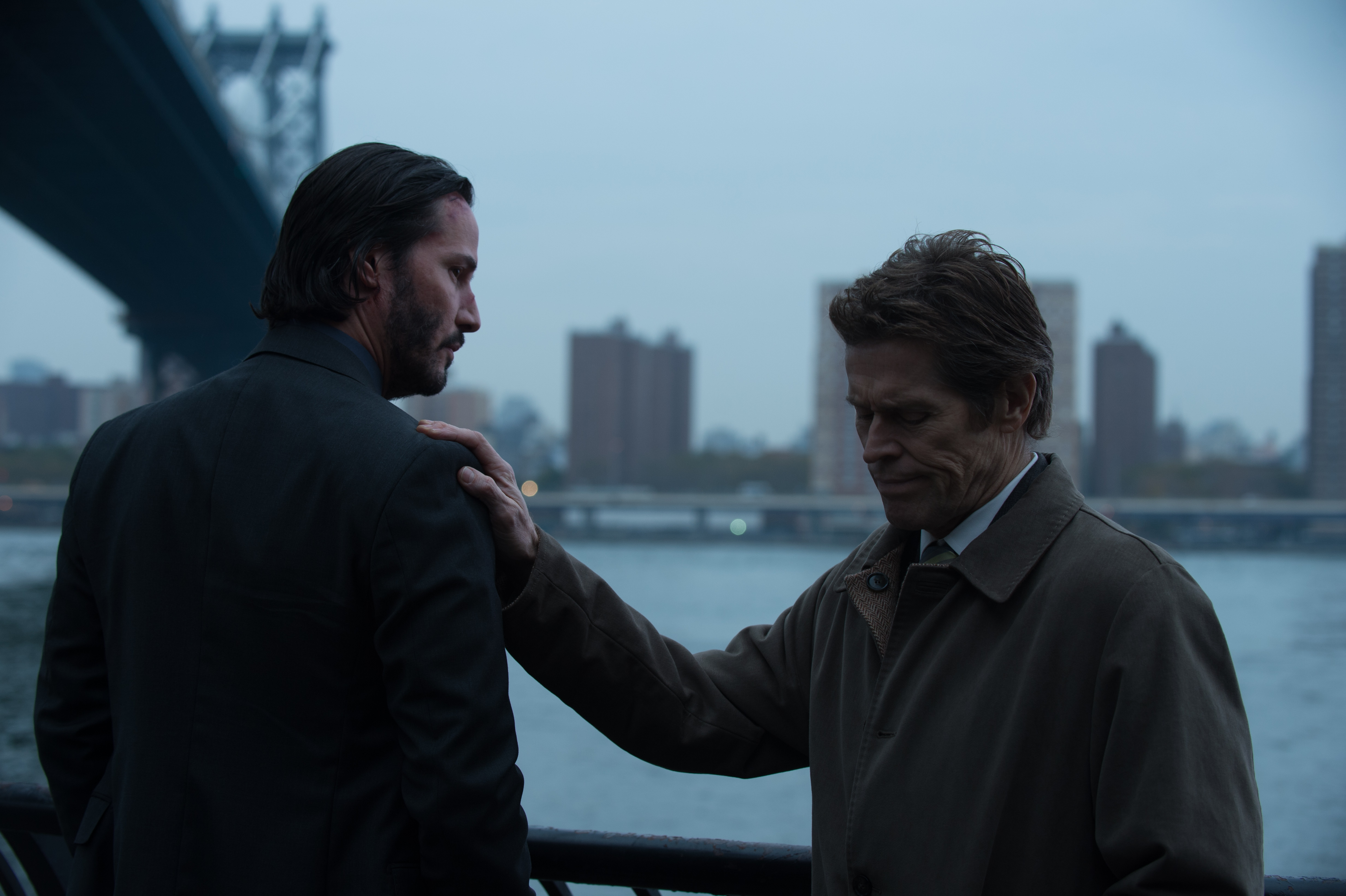 Keanu Reeves and Willem Dafoe in John Wick