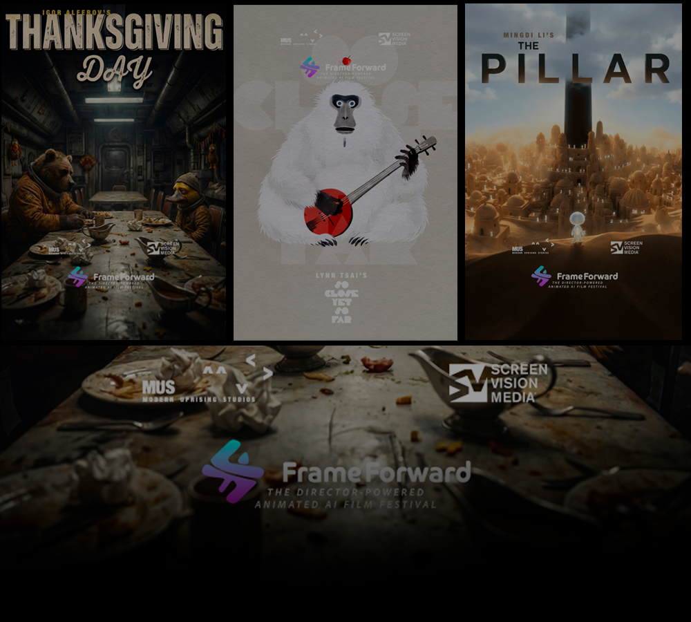 Frame Forward AI Film Festival Announces Three Finalists for Theatrical Release