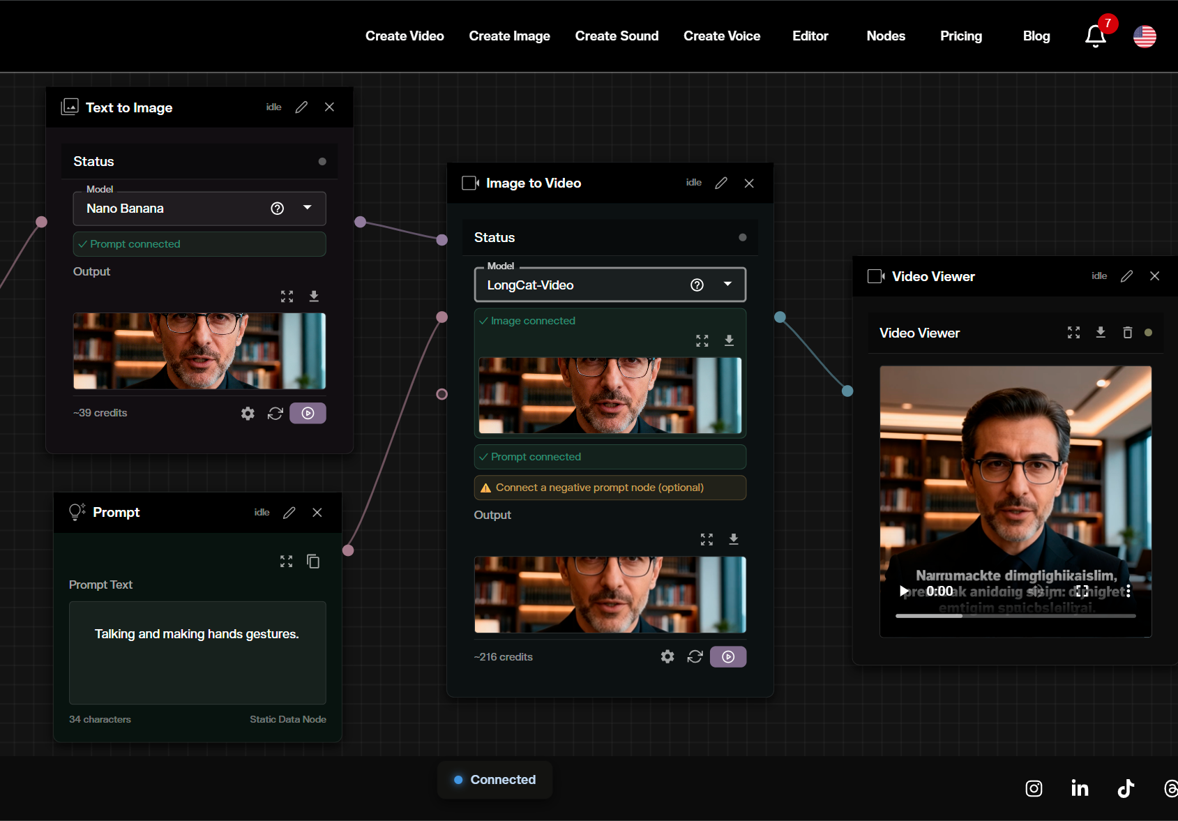 LongCat Video Generator tutorial on AI FILMS Studio covering text-to-video, image-to-video, and Node Graph workflows