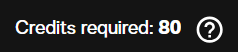 Credits required section for Nano Banana Pro 2 showing the credit cost indicator in AI FILMS Studio