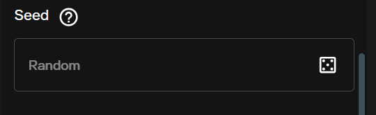 Seed input field for Nano Banana Pro 2 with Random default value and a randomize button