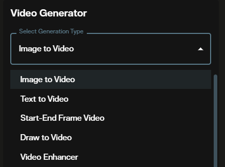 Seedance 2.0 image to video generator selection screen in AI FILMS Studio
